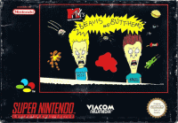 Beavis and Butthead Super Nintendo US box art